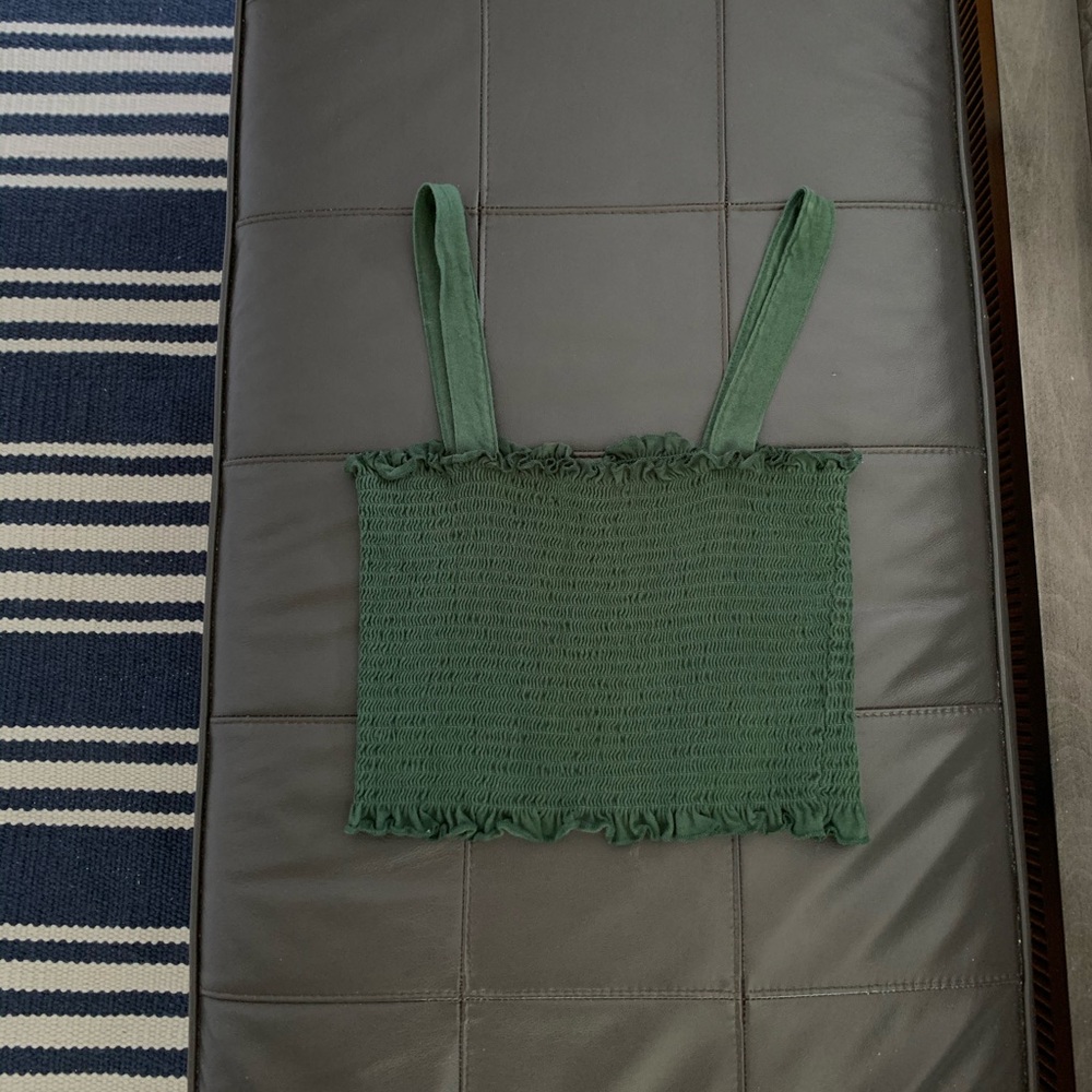 Green tank top